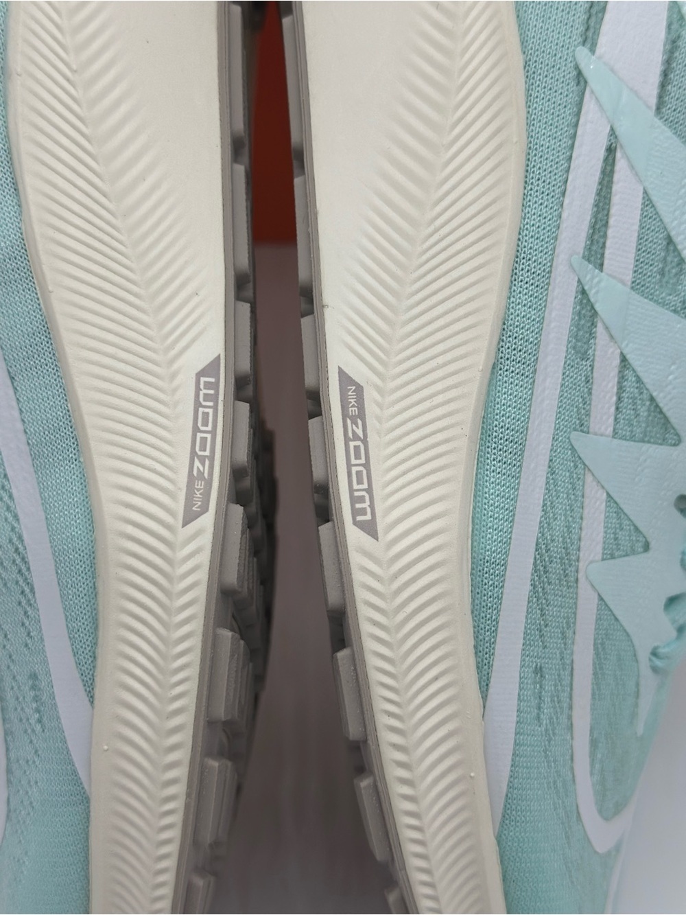 Nike Women’s Mint/White Running Sneakers - Picture 9 of 11
